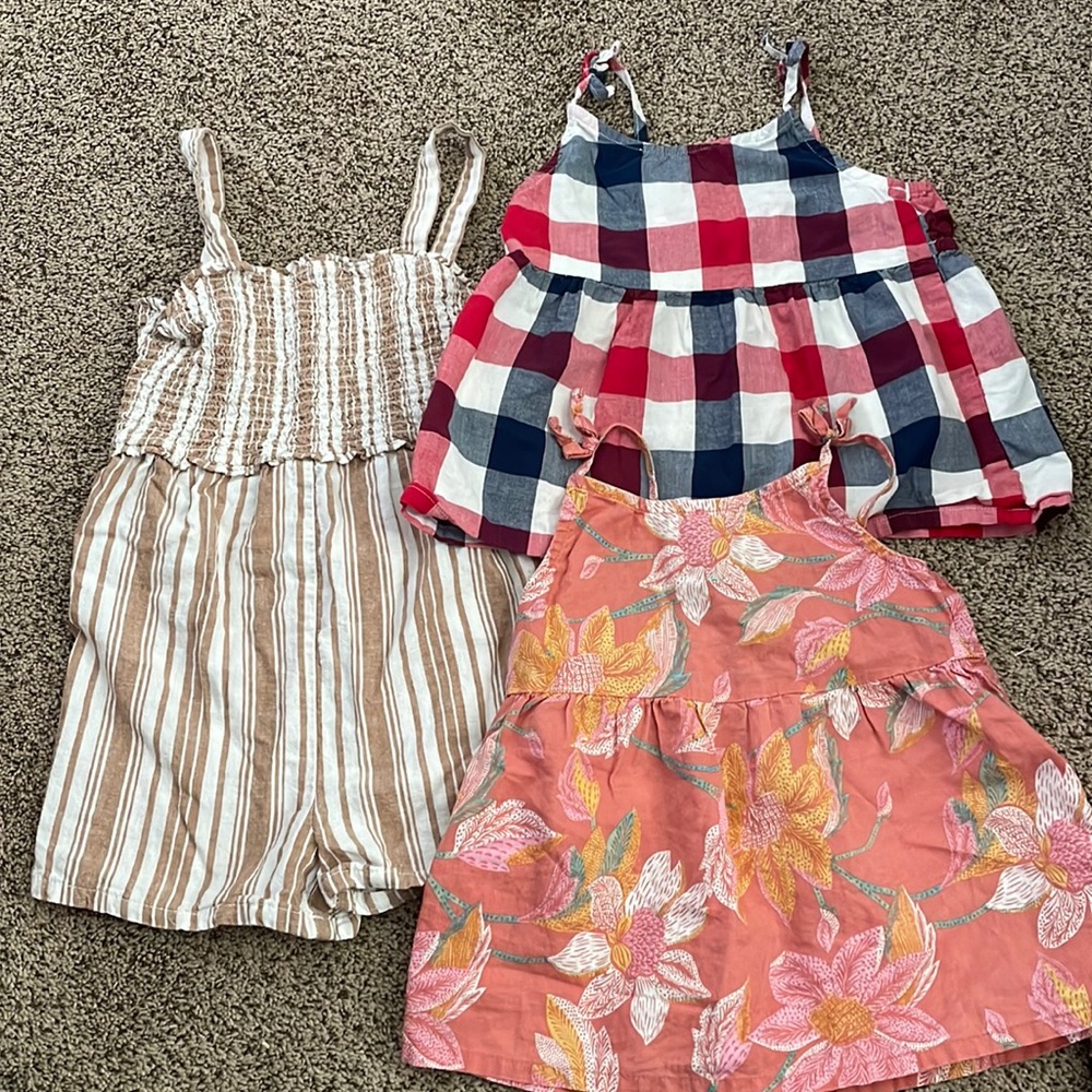 Summer blouses and romper